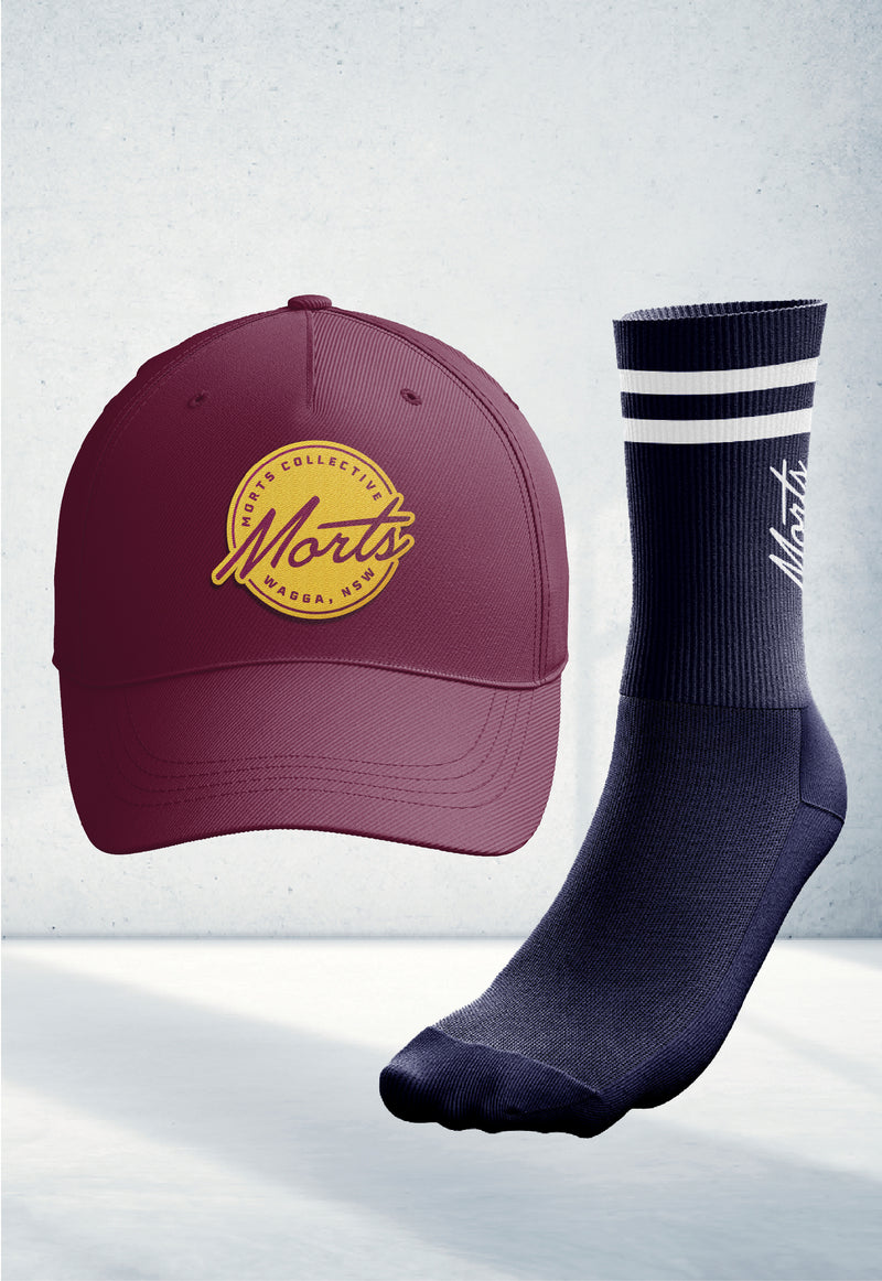 Maroon Cap & Socks Bundle